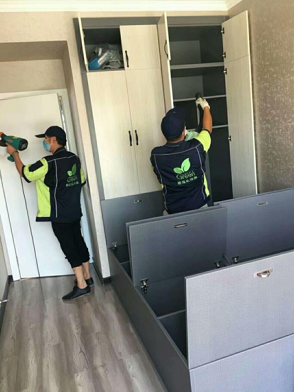 甲醛治理，甲醛污染，格瑞樂，武漢除甲醛，綠快，恒大御景灣，新房除甲醛