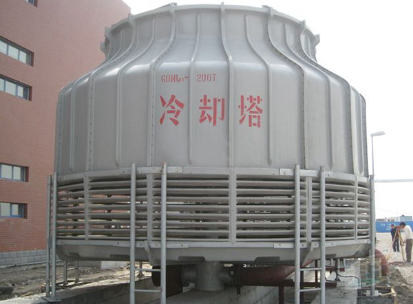 圓形冷卻塔清洗流程：殺菌滅藻、清洗、除泥除垢等