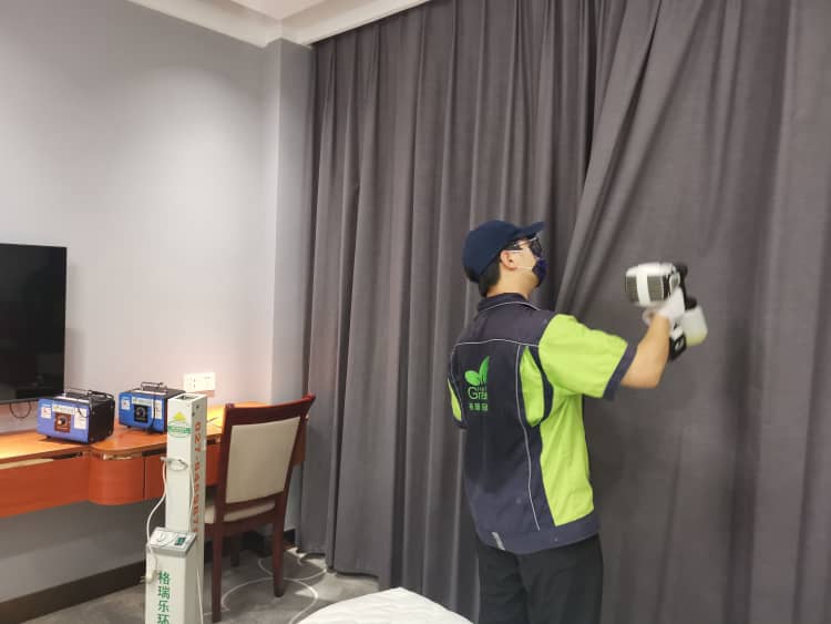 漢陽(yáng)酒店除甲醛：格瑞樂(lè)蠻扎實(shí)！